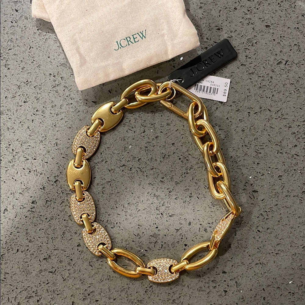 J. Crew Gold Statement Necklace -NEW